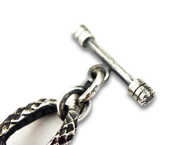 ��SKULL FLIGHT/������ե饤�ȡۡ�Snake Bracelet/���͡����֥쥹��åȡ�(Silver950)