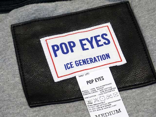 (50% OFF)��POP EYES/�ݥåץ�������2022AW��Genuine Fan Club Jacket/�����˥奤��ե��󥯥�֥��㥱�åȡ�(22AW-PPE-24)(UNCHANGING LOVE/��������󥸥󥰥��/MISTER X/�ߥ��������å���/���ᥫ��/WOLF PACK/����եѥå�)