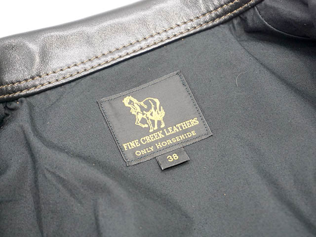 ��FINE CREEK LEATHERS/�ե����󥯥꡼���쥶�����ۡ�Leather Jacket��Lynchburg��/�쥶�����㥱�åȡɥ����С����ɡ�(FCJK004)