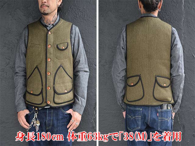 FREE WHEELERS/フリーホイーラーズ】2023FW「Hunting Vest