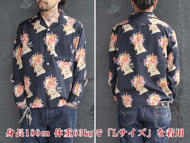 GANGSTERVILLE/󥰥ӥ2024SSCarmen L/S Shirts/󥰥꡼֥ġ(GSV-24-SS-04)