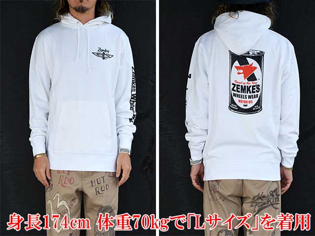 ��ZEMKE'S WHEELS WEAR/���ॱ���ۥ����륺�������ۡ�Rodder Pile Pullover Parka��Motor Oil��/���å����ѥ���ץ륪���С��ѡ������ɥ⡼����������ɡ�