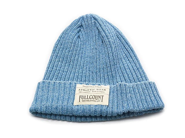限定お買い得商品 FULLCOUNT/フルカウント】「Indigo Rib Watch Cap/インディゴ ボディ・フェイスケア