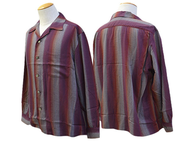 ��TROPHY CLOTHING/�ȥ��ե������������󥰡�2025SS��Town Craft Rayon Stripe L/S Shirts/�����󥯥�եȥ졼��󥹥ȥ饤�ץ��󥰥��꡼�֥���ġ�(TR25SS-403)