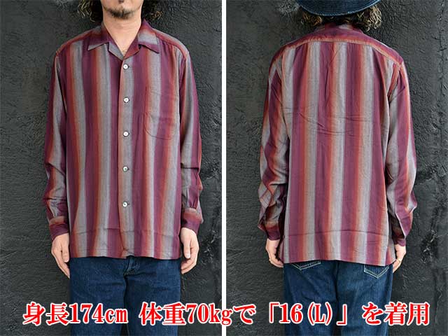 ��TROPHY CLOTHING/�ȥ��ե������������󥰡�2025SS��Town Craft Rayon Stripe L/S Shirts/�����󥯥�եȥ졼��󥹥ȥ饤�ץ��󥰥��꡼�֥���ġ�(TR25SS-403)