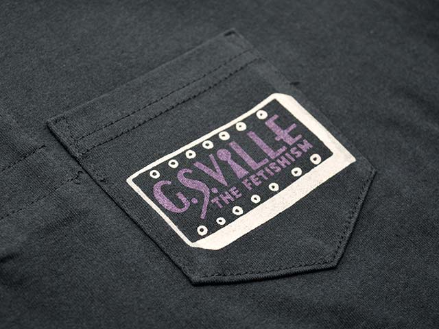 ��2����GANGSTERVILLE/����󥰥������ӥ��2025AW��THE FETISHISM Henry Neck L/S Tee/�� �ե��ƥ�������إ�꡼�ͥå����󥰥��꡼��Tee��(GSV5303)