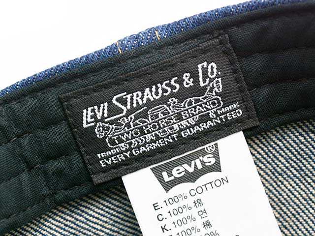 ��LEVI'S/�꡼�Х����ۡ�Relaxed Dad Heritage Cap/���å����ɥ��åɥإ�ơ�������åס�(000A9-0005/13.8oz)