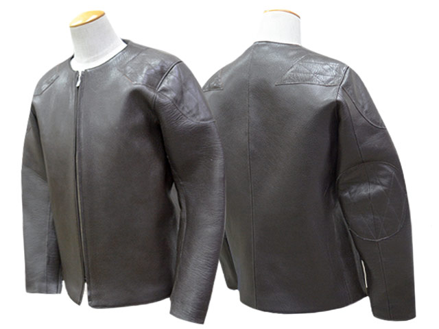 ��2����FINE CREEK&CO/�ե����󥯥꡼������ɥ����ۡ�Collarless Paded Single Riders Jacket��Bad Goat��/���顼�쥹�ѥǥåɥ��󥰥�饤���������㥱�åȡɥХåɥ����ȡɡ�(ACJK070)