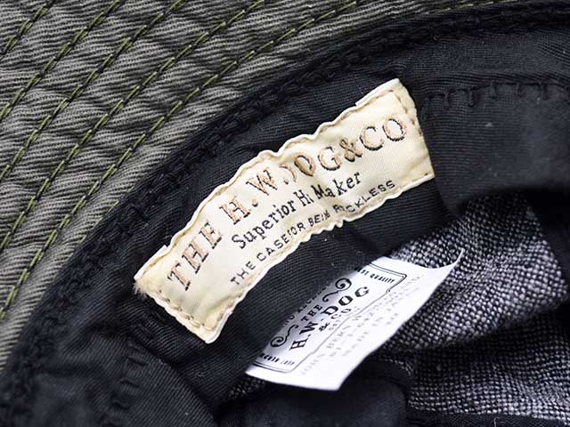 ��THE H.W.DOG&CO./�ɥå�����ɥ�����2026SS��Linen Fatigue Hat/��ͥ�ե��ƥ������ϥåȡ�(D-01139)