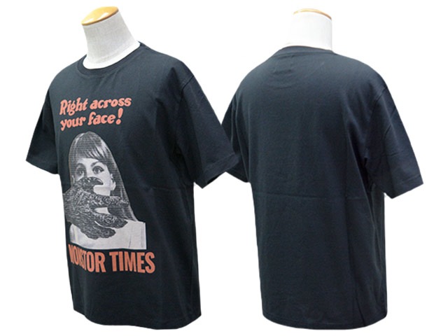 ��2����MONSTOR TIMES/��󥹥ȥ������ॺ��2026SS��MONSTOR GREETING��Right across your face�� S/S Tee/��󥹥ȥ����꡼�ƥ��󥰡ɥ饤�ȥ��������楢�ե������ɥ��硼�ȥ��꡼��Tee��(26SS-MT-015)