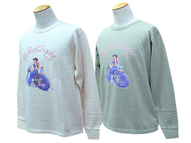��2����TROPHY CLOTHING/�ȥ��ե������������󥰡�2026SS��Big Bad Trophy Overdye L/S Tee/�ӥå��Хåɥȥ��ե��������С��������󥰥��꡼��Tee��(TR26SS-215)