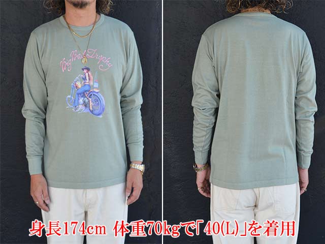 ��2����TROPHY CLOTHING/�ȥ��ե������������󥰡�2026SS��Big Bad Trophy Overdye L/S Tee/�ӥå��Хåɥȥ��ե��������С��������󥰥��꡼��Tee��(TR26SS-215)