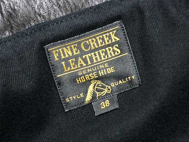 ��FINE CREEK LEATHERS/�ե����󥯥꡼���쥶�����ۡ�30's Riders Jacket��Ricardo��/30's�饤���������㥱�åȡɥꥫ��ɡɡ�(FCJK022)