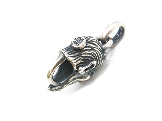 マッドカルト スカルデザイン シルバーペンダント ワンオフ MAD CULT/マッドカルト】「Satan Pendant Top/サタンペンダントトップ
