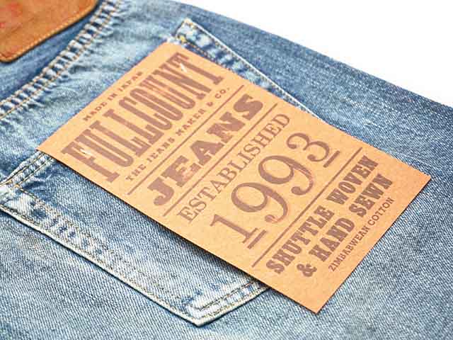 ��FULLCOUNT/�ե륫����ȡۡ�Clean Straight Denim Pants��Dartford-Super Smooth��/���꡼�󥹥ȥ졼�ȥǥ˥�ѥ�ġɥ����ȥե�����-�����ѡ����ࡼ���ɡ�(1341-1103SS/11.5oz)
