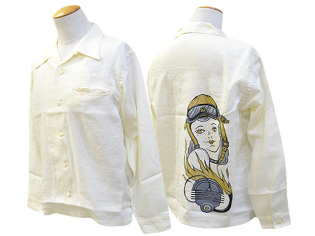 ��TROPHY CLOTHING/�ȥ��ե������������󥰡�2025SS��Oily Girl Linen L/S Shirts/�����꡼�������ͥ���󥰥��꡼�֥���ġ�(TR25SS-404)