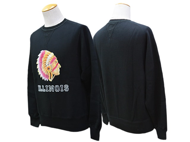 ��2����JELADO��ATHLETIC BRAND��/�����顼�ɡɥ�������å��֥��ɡɡ�2025AW��ILLINOIS Flocky Print Sweat/����Υ����ե��å����ץ��ȥ������åȡ�(AB12201)