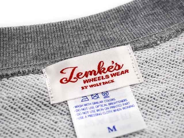 ��ZEMKE'S WHEELS WEAR/���ॱ���ۥ����륺�������ۡ�Crew Neck Sweat��KAR CLUB��/���롼�ͥå��������åȡɥ�������֡ɡ�