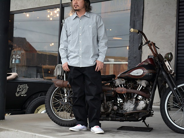 ��3����BLUCO/�֥륳��2026SS��Japan Denim Cowboy Pants��Rigid��/����ѥ�ǥ˥५���ܡ����ѥ�ġɥꥸ�åɡɡ�(161-42-002)