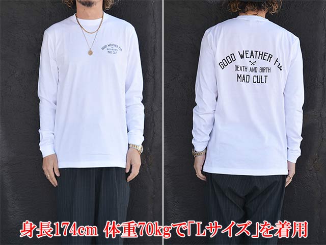 ��2����MAD CULT/�ޥåɥ���ȡۡ�GWDB L/S Tee/GWDB���󥰥��꡼��Tee��(AW-18/AW-19)
