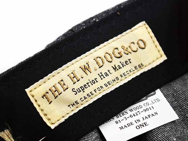 ��3����THE H.W.DOG&CO./�ɥå�����ɥ�����2026SS��Denim Skate Cap/�ǥ˥ॹ�����ȥ���åס�(D-01140)