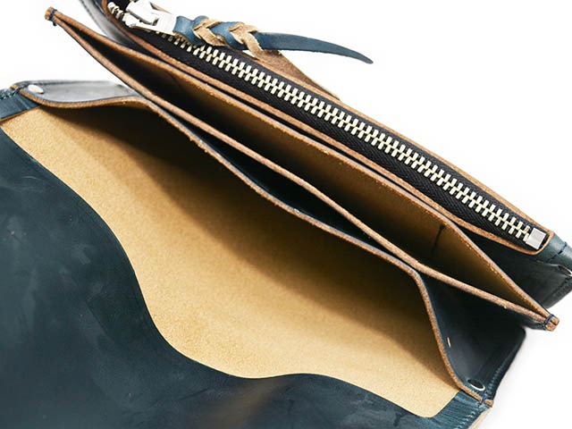 ��3����INCEPTION/���󥻥ץ����ۡ�Chromexcel Leather Trucker Wallet��LONG��/�����२������쥶���ȥ�å���������åȡɥ��󥰡ɡ�(IPW-10)