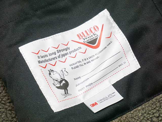 ��4����BLUCO/�֥륳��2024AW��Winter Hooded Work Coat/�����󥿡��ա��ǥåɥ�������ȡ�(147-31-052)