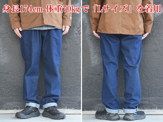 ��2����BLUCO/�֥륳��2025SS��12oz Denim Easy Work Pants/12���󥹥ǥ˥।����������ѥ�ġ�(151-41-029)