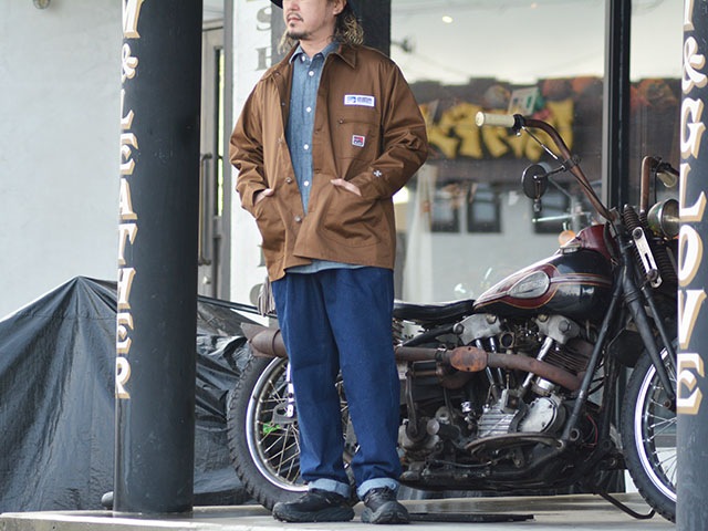 ��2����BLUCO/�֥륳��2025SS��12oz Denim Easy Work Pants/12���󥹥ǥ˥।����������ѥ�ġ�(151-41-029)