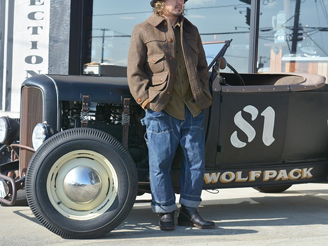 ��FREE WHEELERS/�ե꡼�ۥ����顼����2025FW�֡�WOODLAND�� HUNTING COAT/�ɥ��åɥ��ɡɥϥ�ƥ��󥰥����ȡ�(2531016)