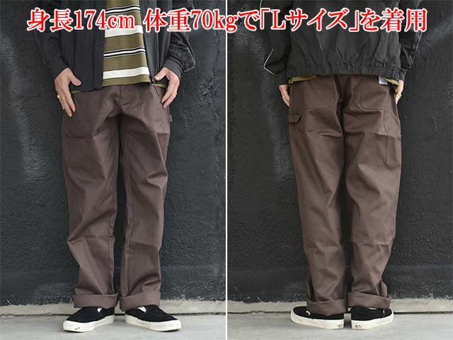 ��4����FLUTTER/�ե�å�����2026SS��Cotton Duck Painter Pants/���åȥ���å��ڥ��󥿡��ѥ�ġ�(FL26-PT001)