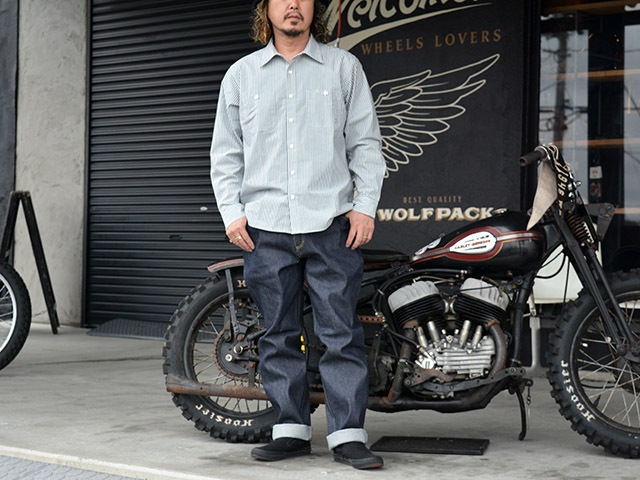 ��3����BLUCO/�֥륳��2026SS��Japan Denim Slim Pants��Rigid��/����ѥ�ǥ˥ॹ���ѥ�ġɥꥸ�åɡɡ�(161-42-003)