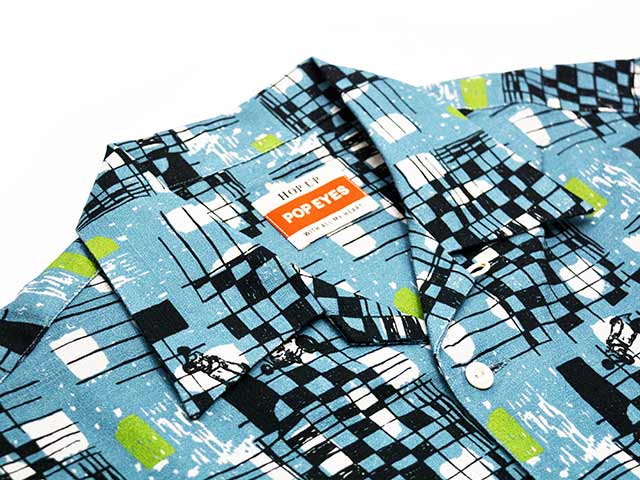 ��2����POP EYES/�ݥåץ�������2026SS��Checkerd Hell Drive S/S Shirt/�����å����ɥإ�ɥ饤�֥��硼�ȥ��꡼�֥���ġ�(26SS-PPE-009)