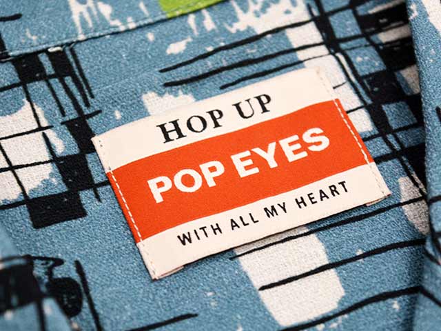 ��2����POP EYES/�ݥåץ�������2026SS��Checkerd Hell Drive S/S Shirt/�����å����ɥإ�ɥ饤�֥��硼�ȥ��꡼�֥���ġ�(26SS-PPE-009)