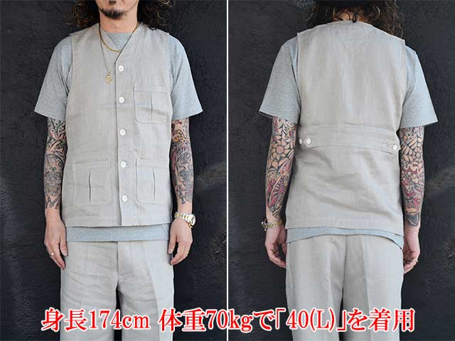 ��2����ATTRACTIONS/���ȥ饯����󥺡ۡߡ�Dapper��s/���åѡ�����2026SS��Classical Linen Vest/���饷�����ͥ�٥��ȡ�(A20041)