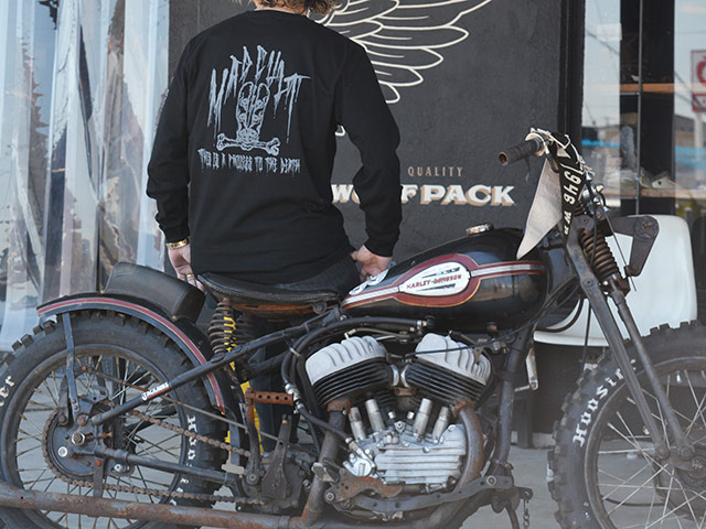 ��2����MAD CULT/�ޥåɥ���ȡۡ�GROSS L/S Tee/���������󥰥��꡼��Tee��(AW-20/AW-21)