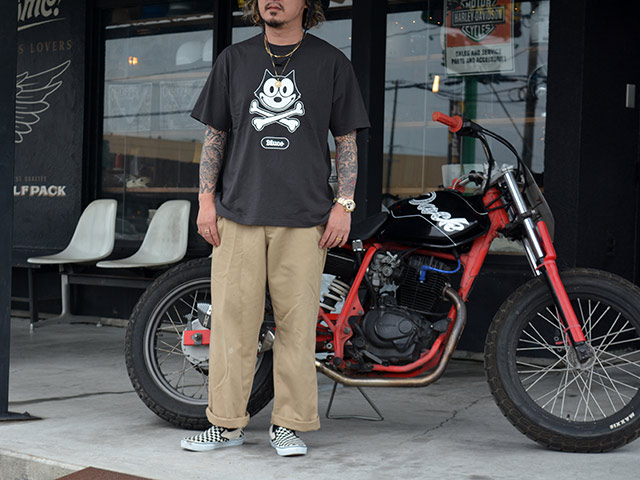 ��2����BLUCO/�֥륳��2026SS��Print Tee��FELIX THE CAT��/�ץ���Tee�ɥե���å�������������åȡɡ�(164-22-048)
