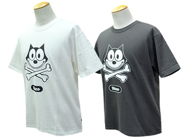 ��2����BLUCO/�֥륳��2026SS��Print Tee��FELIX THE CAT��/�ץ���Tee�ɥե���å�������������åȡɡ�(164-22-048)