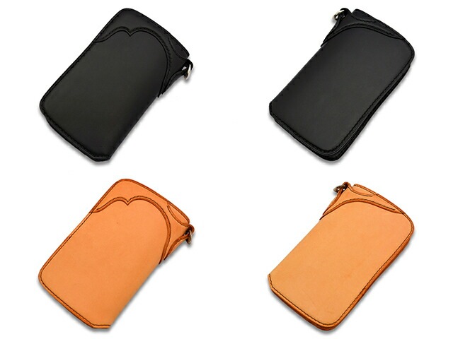 ブラック☆MiddleLeatherWalletミドルウォレット✮フラップ全縫い ブラック☆MiddleLeatherWalletミドルウォレット✮フラップ全