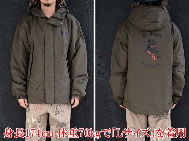 ��ZEMKE'S WHEELS WEAR/���ॱ���ۥ����륺�������ۡ�Cycle Warm Shell Parka��Big Coast��/�������륦�����ॷ����ѡ������ɥӥå��������ȡɡ�