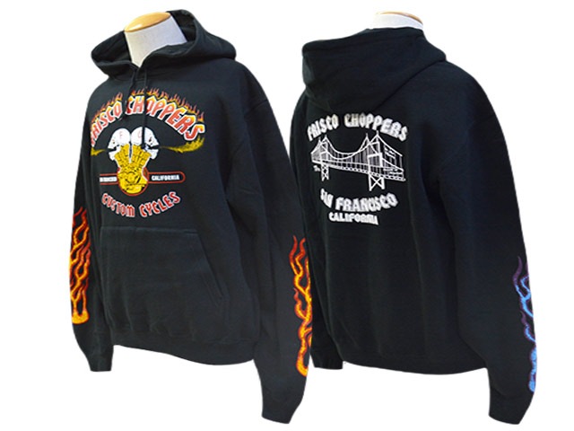 Frisco Choppers パーカー　Lサイズ　フリスコチョッパーズ　415 全2色【415 CLOTHING/415クロージング】「Printed Pullover