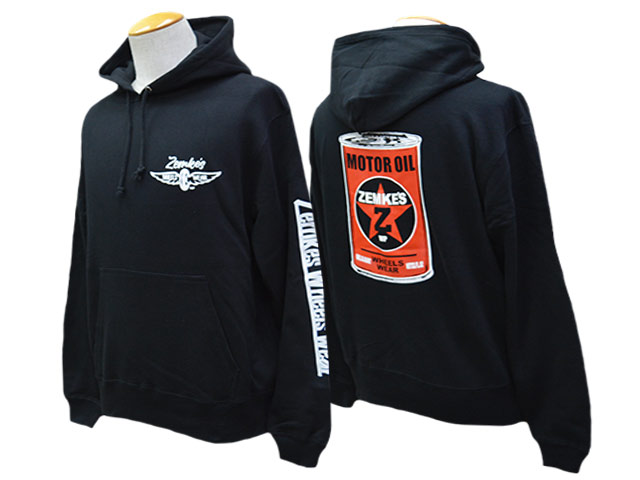 ��ZEMKE'S WHEELS WEAR/���ॱ���ۥ����륺�������ۡ�Pullover Parka��MOTOR OIL��/�ץ륪���С��ѡ������ɥ⡼����������ɡ�