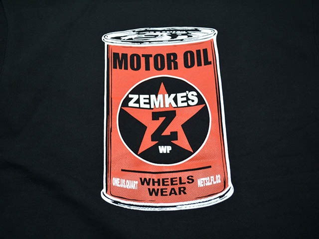 ��ZEMKE'S WHEELS WEAR/���ॱ���ۥ����륺�������ۡ�Pullover Parka��MOTOR OIL��/�ץ륪���С��ѡ������ɥ⡼����������ɡ�