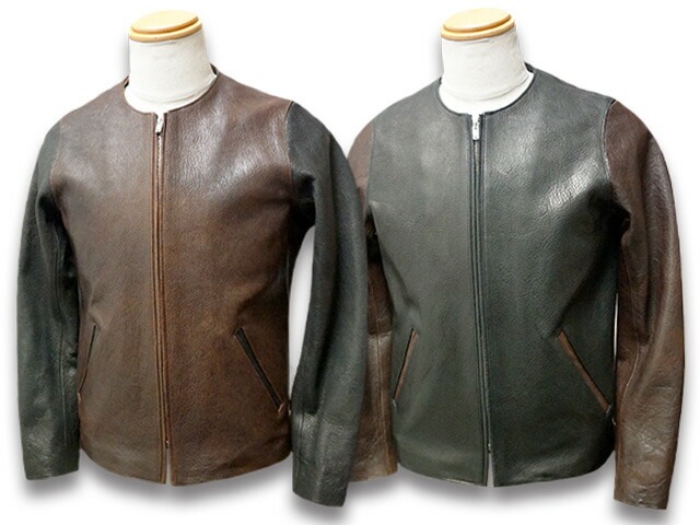 ��2����FINE CREEK&CO/�ե����󥯥꡼������ɥ����ۡ�Collarless Single Riders Jacket��Steve��/���顼�쥹���󥰥�饤���������㥱�åȡɥ��ƥ����֡ɡ�(ACJK014)