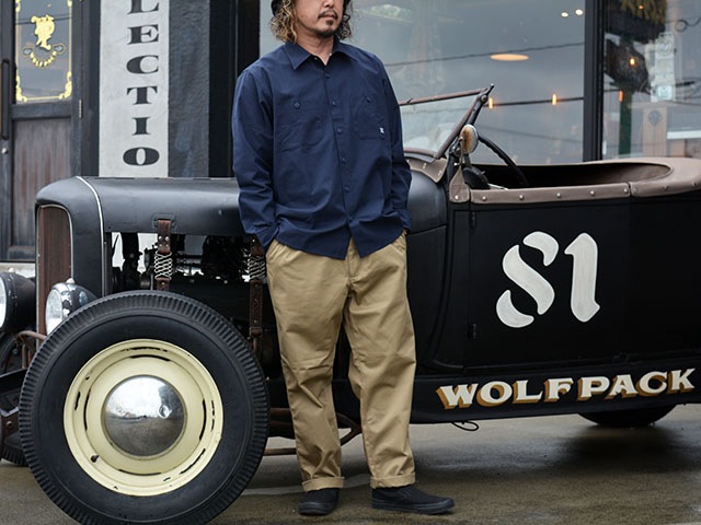 ��4����BLUCO/�֥륳��2026SS��Regular Processed Easy Work Pants/�쥮��顼�ù�������������ѥ�ġ�(161-41-031)