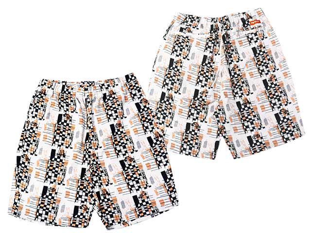 ��2����POP EYES/�ݥåץ�������2026SS��Checkered Hell Drive Shorts/�����å����ɥإ�ɥ饤�֥��硼�ġ�(26SS-PPE-010)