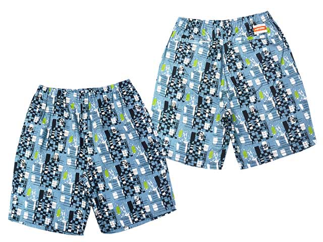 ��2����POP EYES/�ݥåץ�������2026SS��Checkered Hell Drive Shorts/�����å����ɥإ�ɥ饤�֥��硼�ġ�(26SS-PPE-010)