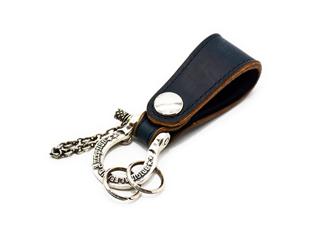 ��2����INCEPTION/���󥻥ץ����ۡ�Chromexcel Leather Shackle Key Holder��SILVER PLATING��/�����२������쥶������å��륭���ۥ�����ɥ���С��ץ쥤�ƥ��󥰡ɡ�(IPSK-07)