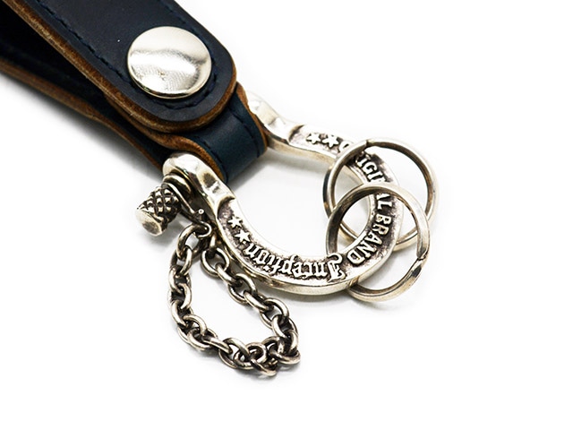 ��2����INCEPTION/���󥻥ץ����ۡ�Chromexcel Leather Shackle Key Holder��SILVER PLATING��/�����२������쥶������å��륭���ۥ�����ɥ���С��ץ쥤�ƥ��󥰡ɡ�(IPSK-07)