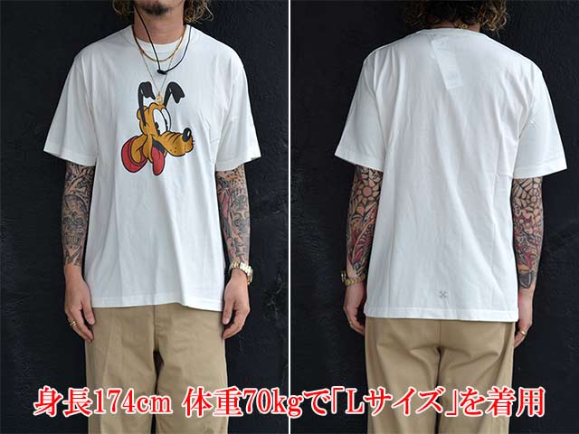 ��2����BLUCO/�֥륳��2026SS��Print Tee��PLUTO��/�ץ���Tee�ɥץ롼�ȡɡ�(164-22-046)